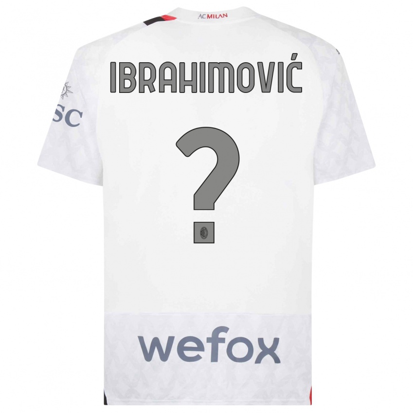Herren Maximilian Ibrahimović #0 Weiß Auswärtstrikot Trikot 2023/24 T-Shirt Schweiz