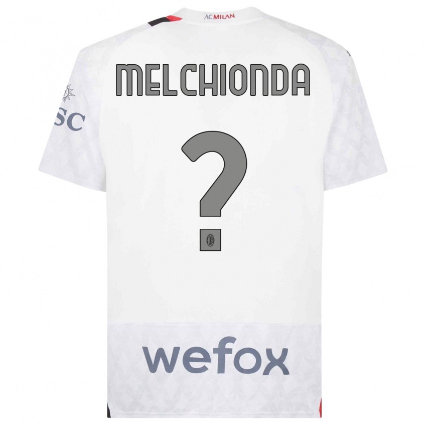 Herren Marco Melchionda #0 Weiß Auswärtstrikot Trikot 2023/24 T-Shirt Schweiz