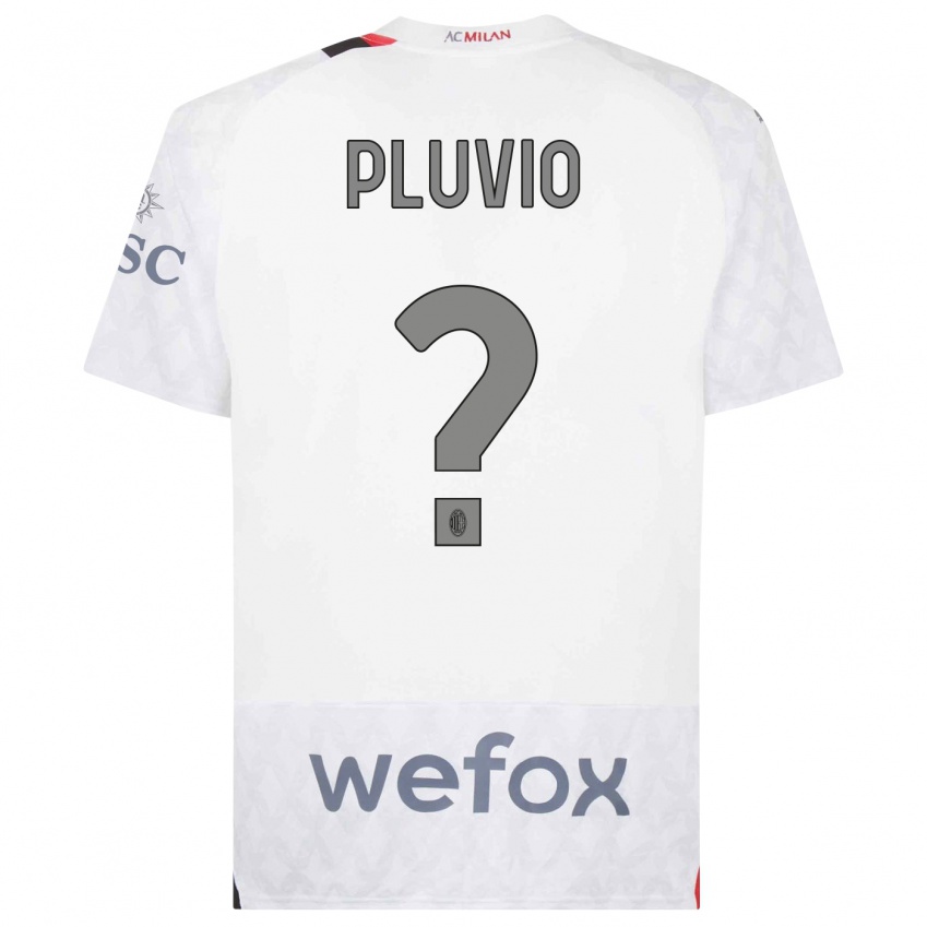 Herren Nicholas Pluvio #0 Weiß Auswärtstrikot Trikot 2023/24 T-Shirt Schweiz