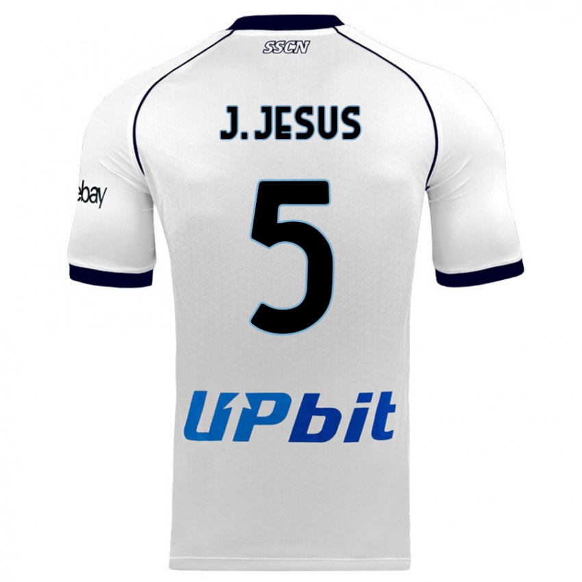 Herren Juan Jesus #5 Weiß Auswärtstrikot Trikot 2023/24 T-Shirt Schweiz
