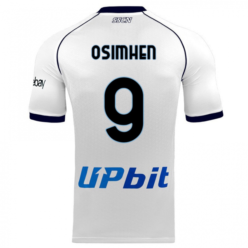 Herren Victor Osimhen #9 Weiß Auswärtstrikot Trikot 2023/24 T-Shirt Schweiz