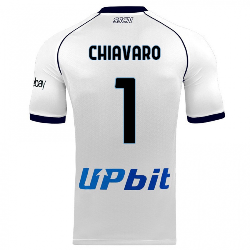 Herren Kelly Chiavaro #1 Weiß Auswärtstrikot Trikot 2023/24 T-Shirt Schweiz