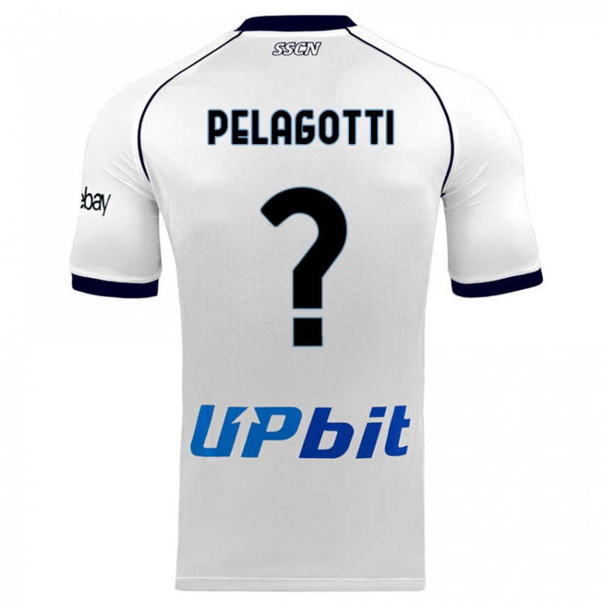 Herren Ludovico Benjamin Pelagotti #0 Weiß Auswärtstrikot Trikot 2023/24 T-Shirt Schweiz