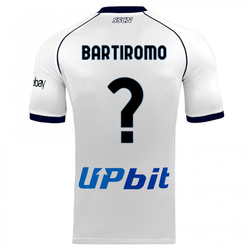 Homme Maillot Niccolo Bartiromo #0 Blanc Tenues Extérieur 2023/24 T-Shirt Suisse