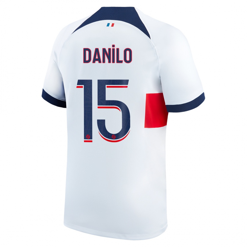 Homme Maillot Danilo Pereira #15 Blanc Tenues Extérieur 2023/24 T-Shirt Suisse