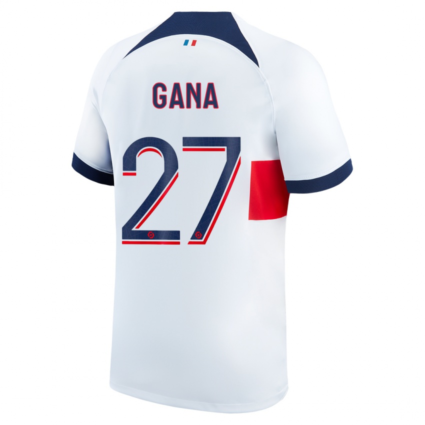 Homme Maillot Idrissa Gana Gueye #27 Blanc Tenues Extérieur 2023/24 T-Shirt Suisse