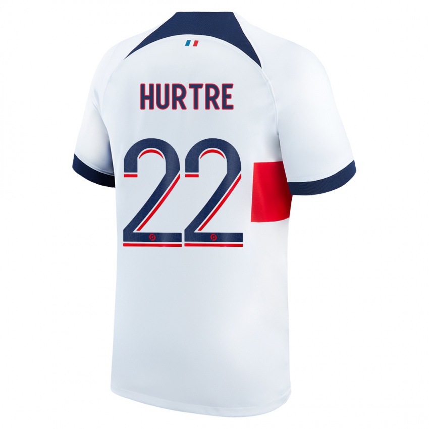 Homme Maillot Oceane Hurtre #22 Blanc Tenues Extérieur 2023/24 T-Shirt Suisse