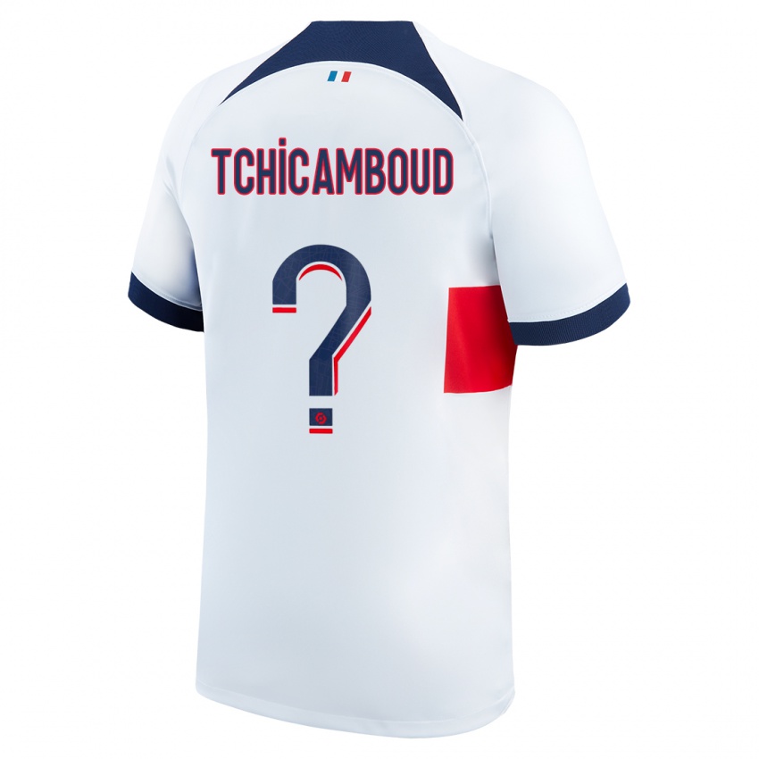 Herren Queyrell Tchicamboud #0 Weiß Auswärtstrikot Trikot 2023/24 T-Shirt Schweiz