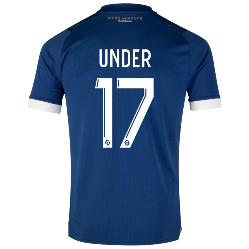 Homme Maillot Cengiz Under #17 Bleu Foncé Tenues Extérieur 2023/24 T-Shirt Suisse