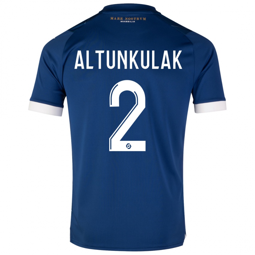 Herren Selen Altunkulak #2 Dunkelblau Auswärtstrikot Trikot 2023/24 T-Shirt Schweiz