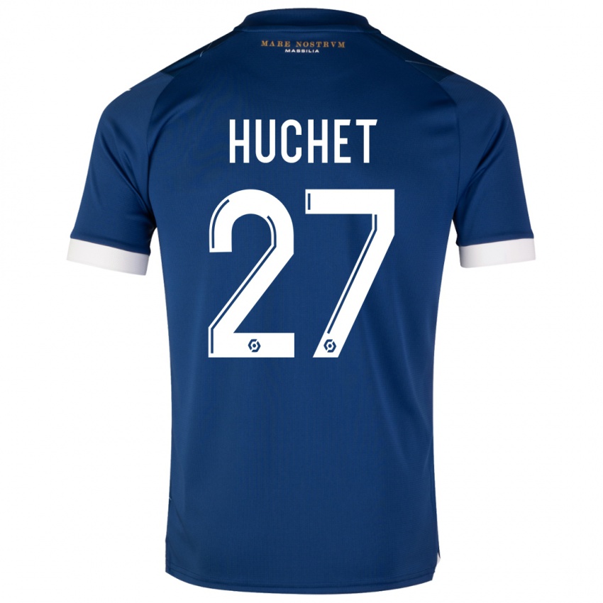 Herren Sarah Huchet #27 Dunkelblau Auswärtstrikot Trikot 2023/24 T-Shirt Schweiz