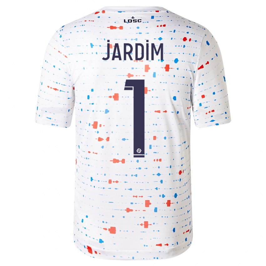 Homme Maillot Leo Jardim #1 Blanc Tenues Extérieur 2023/24 T-Shirt Suisse