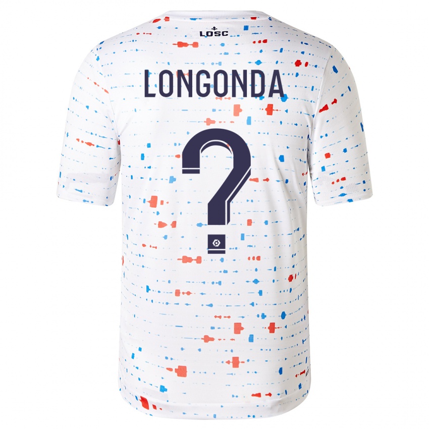 Herren Jean-Pierre Longonda #0 Weiß Auswärtstrikot Trikot 2023/24 T-Shirt Schweiz