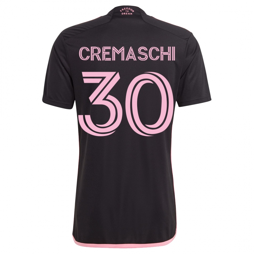 Homme Maillot Benja Cremaschi #30 Noir Tenues Extérieur 2023/24 T-Shirt Suisse