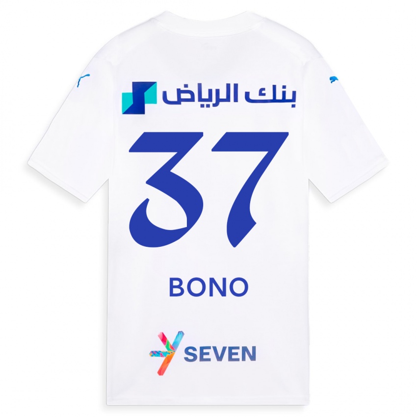 Homme Maillot Bono #37 Blanc Tenues Extérieur 2023/24 T-Shirt Suisse