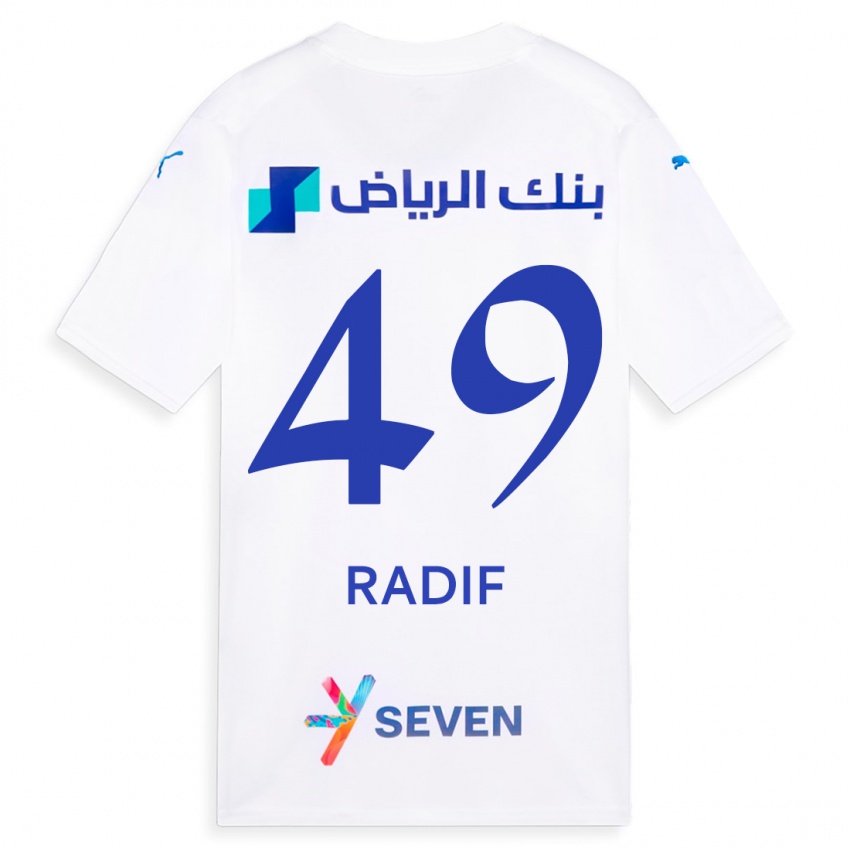 Herren Abdullah Radif #49 Weiß Auswärtstrikot Trikot 2023/24 T-Shirt Schweiz