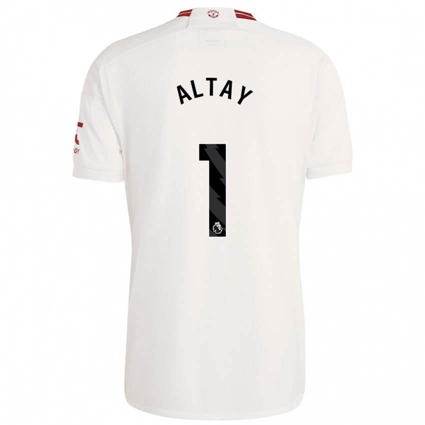 Homme Maillot Altay Bayindir #1 Blanc Troisieme 2023/24 T-Shirt Suisse