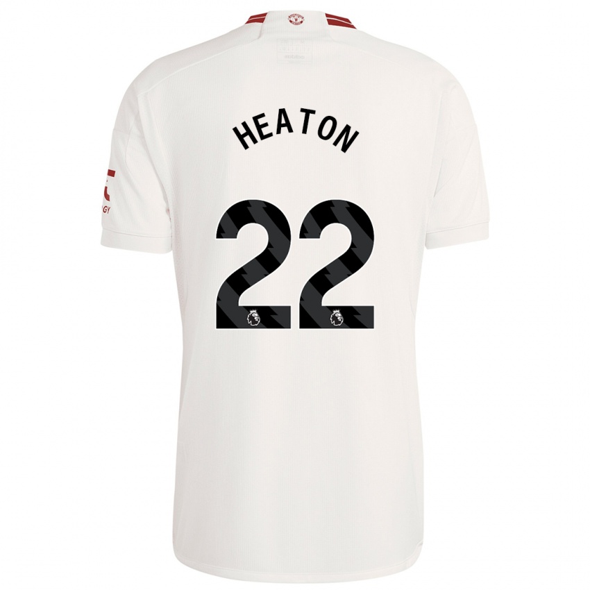 Homme Maillot Tom Heaton #22 Blanc Troisieme 2023/24 T-Shirt Suisse