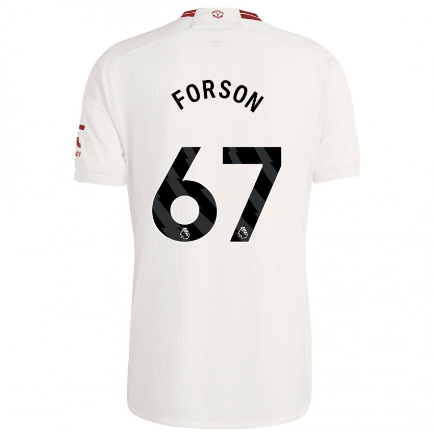 Herren Omari Forson #67 Weiß Ausweichtrikot Trikot 2023/24 T-Shirt Schweiz