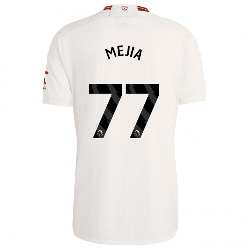 Herren Mateo Mejia #77 Weiß Ausweichtrikot Trikot 2023/24 T-Shirt Schweiz