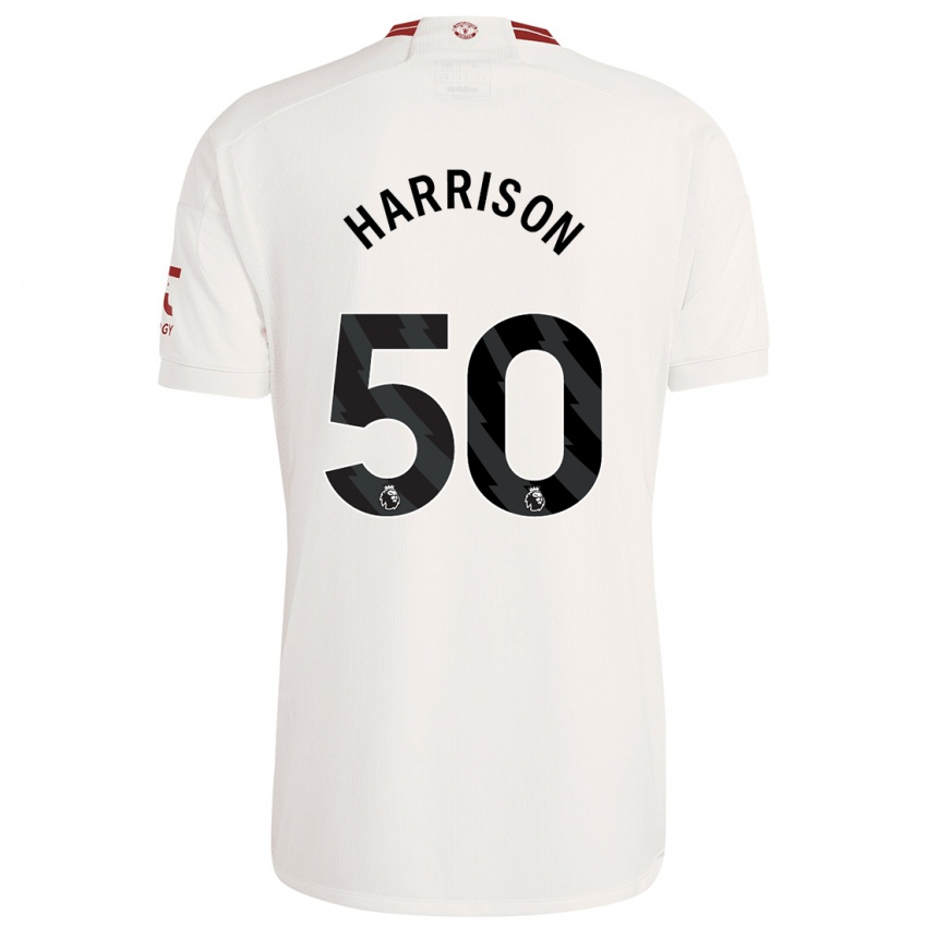 Herren Elyh Harrison #50 Weiß Ausweichtrikot Trikot 2023/24 T-Shirt Schweiz