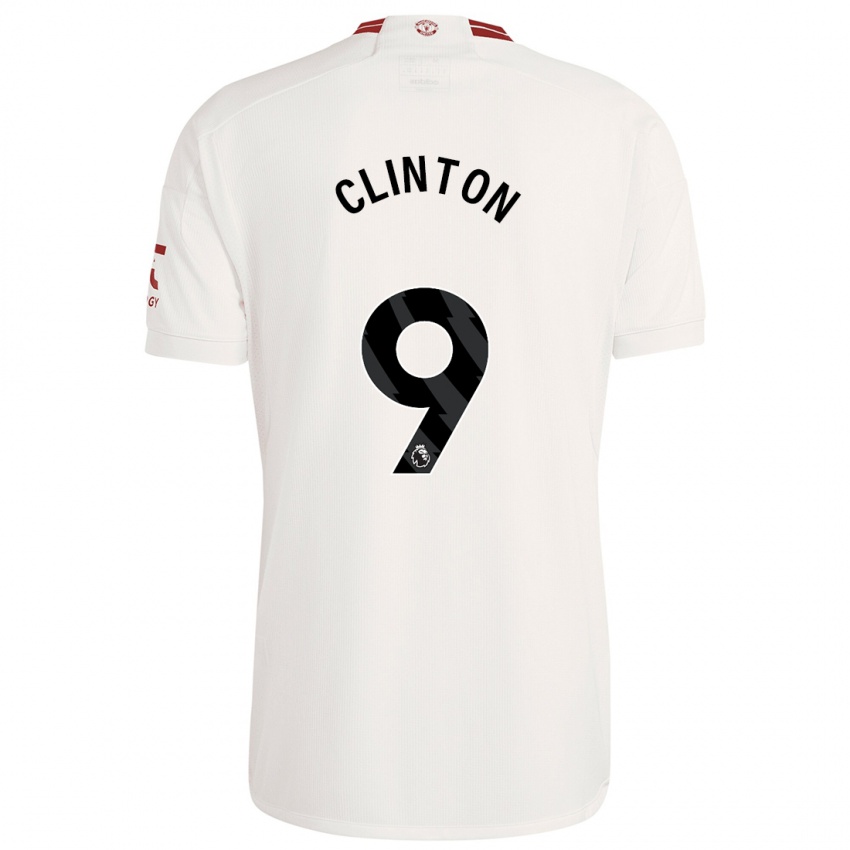Herren Grace Clinton #9 Weiß Ausweichtrikot Trikot 2023/24 T-Shirt Schweiz