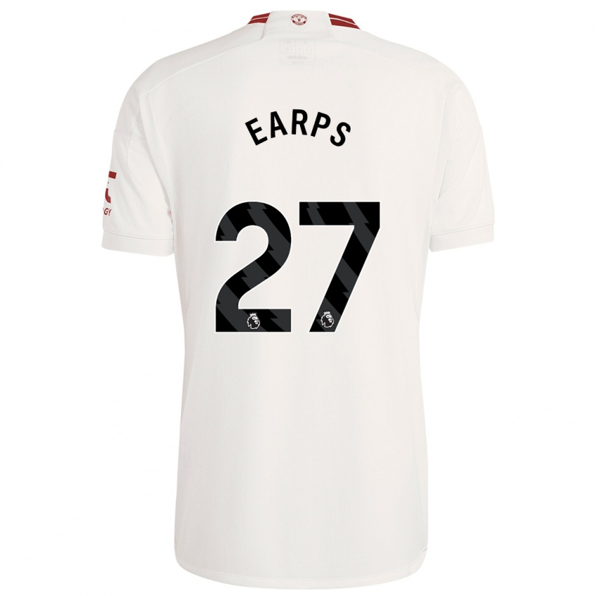 Homme Maillot Mary Earps #27 Blanc Troisieme 2023/24 T-Shirt Suisse