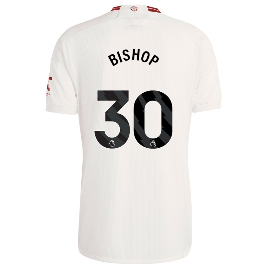 Herren Nathan Bishop #30 Weiß Ausweichtrikot Trikot 2023/24 T-Shirt Schweiz