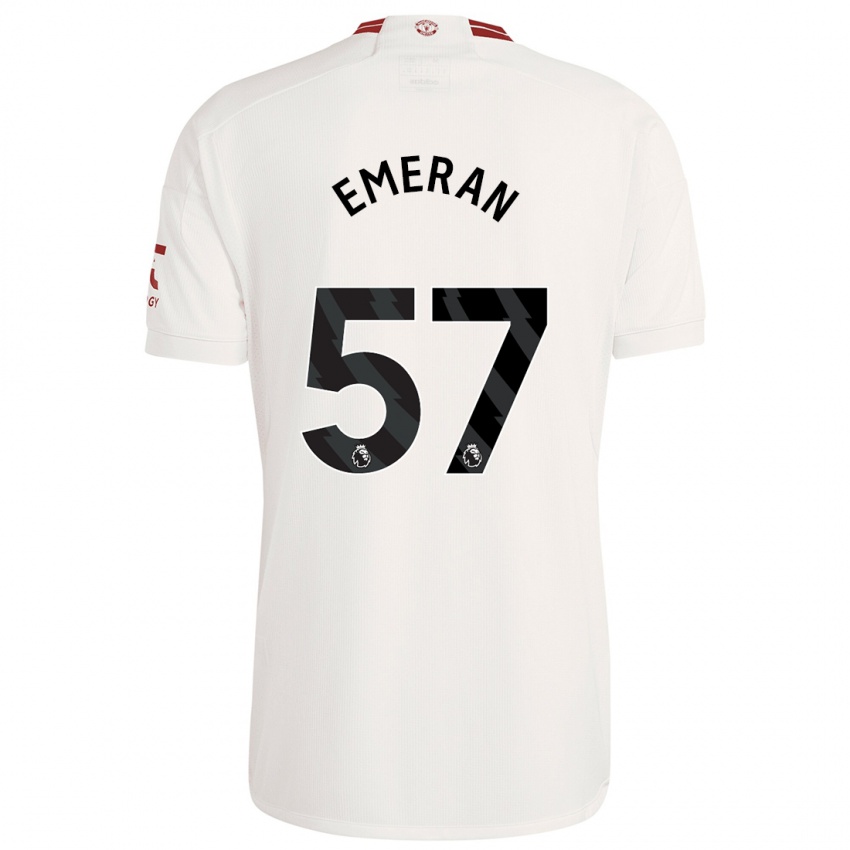 Herren Noam Emeran #57 Weiß Ausweichtrikot Trikot 2023/24 T-Shirt Schweiz