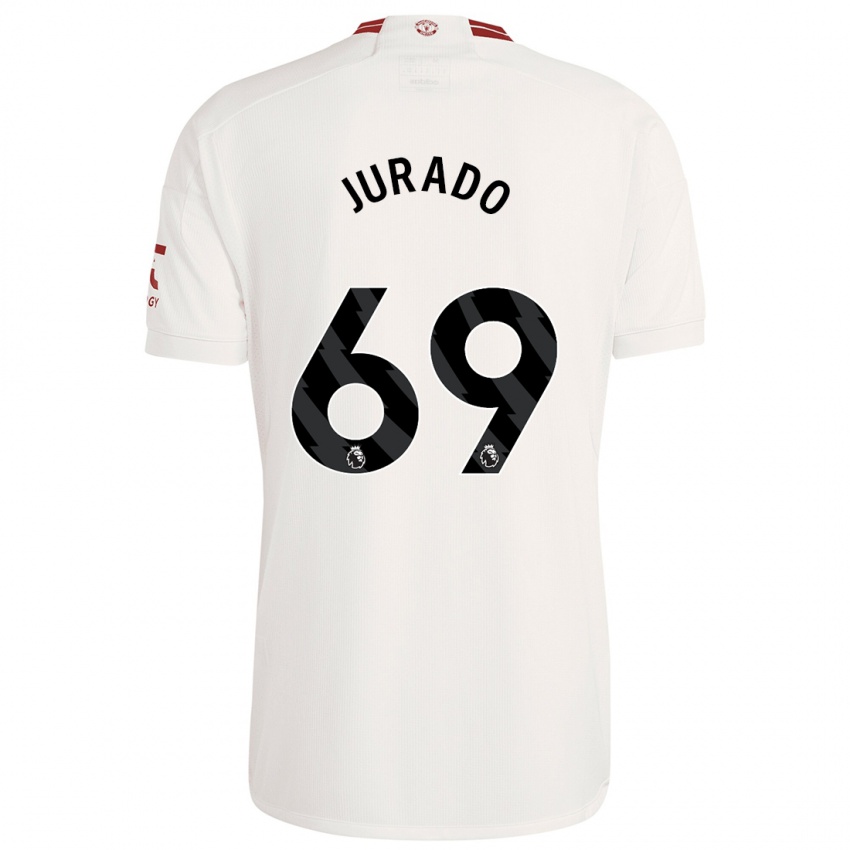 Herren Marc Jurado #69 Weiß Ausweichtrikot Trikot 2023/24 T-Shirt Schweiz