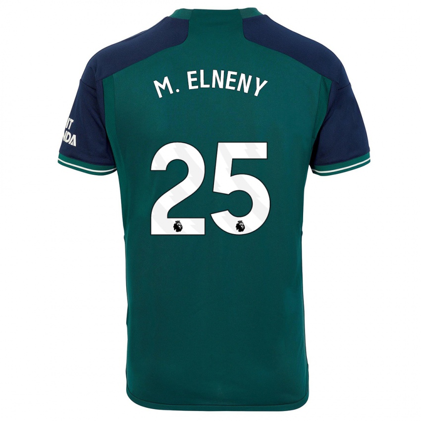 Herren Mohamed Elneny #25 Grün Ausweichtrikot Trikot 2023/24 T-Shirt Schweiz