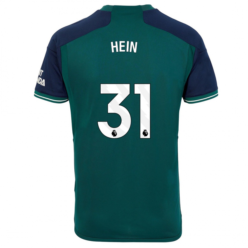 Homme Maillot Karl Hein #31 Vert Troisieme 2023/24 T-Shirt Suisse