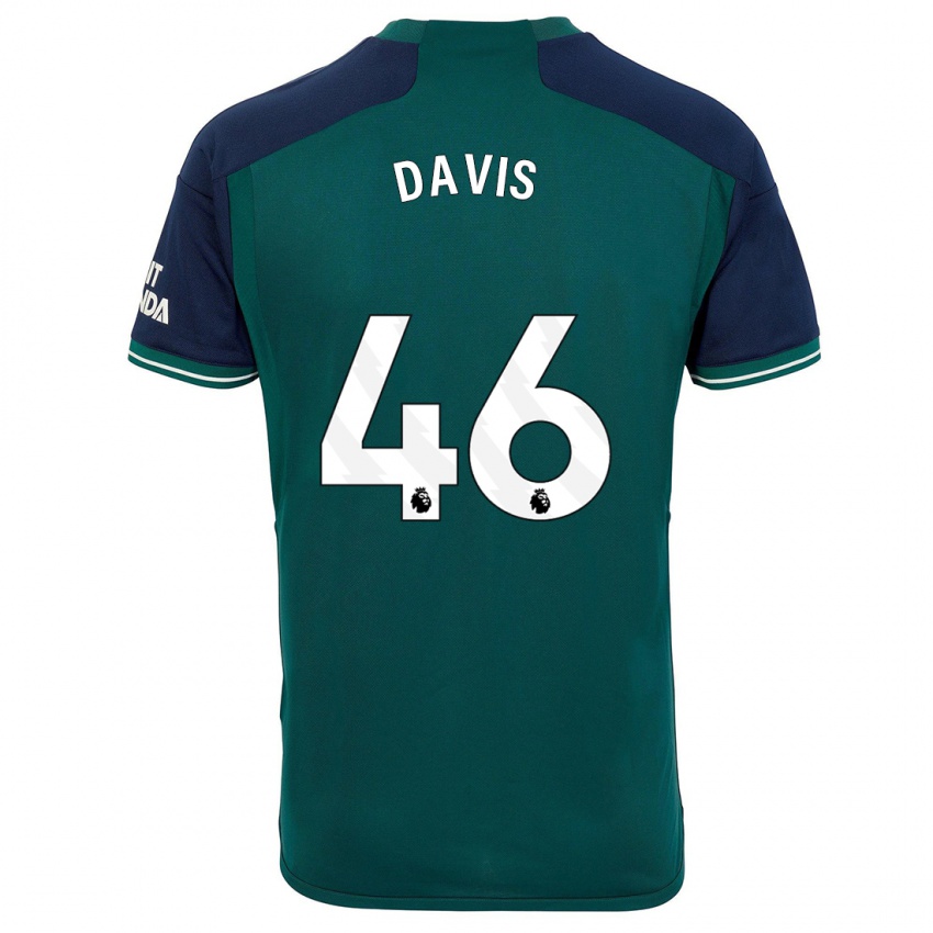 Homme Maillot Timi Davis #46 Vert Troisieme 2023/24 T-Shirt Suisse