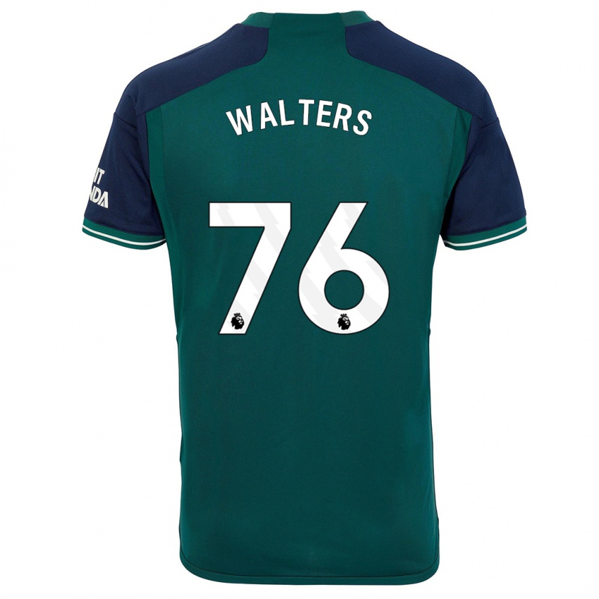 Homme Maillot Reuell Walters #76 Vert Troisieme 2023/24 T-Shirt Suisse