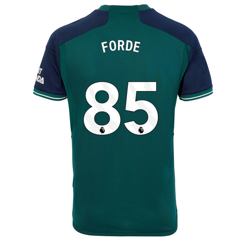Homme Maillot Romari Forde #85 Vert Troisieme 2023/24 T-Shirt Suisse