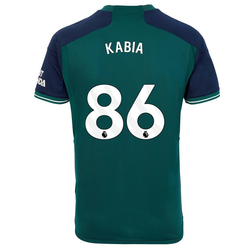Homme Maillot Ismeal Kabia #86 Vert Troisieme 2023/24 T-Shirt Suisse
