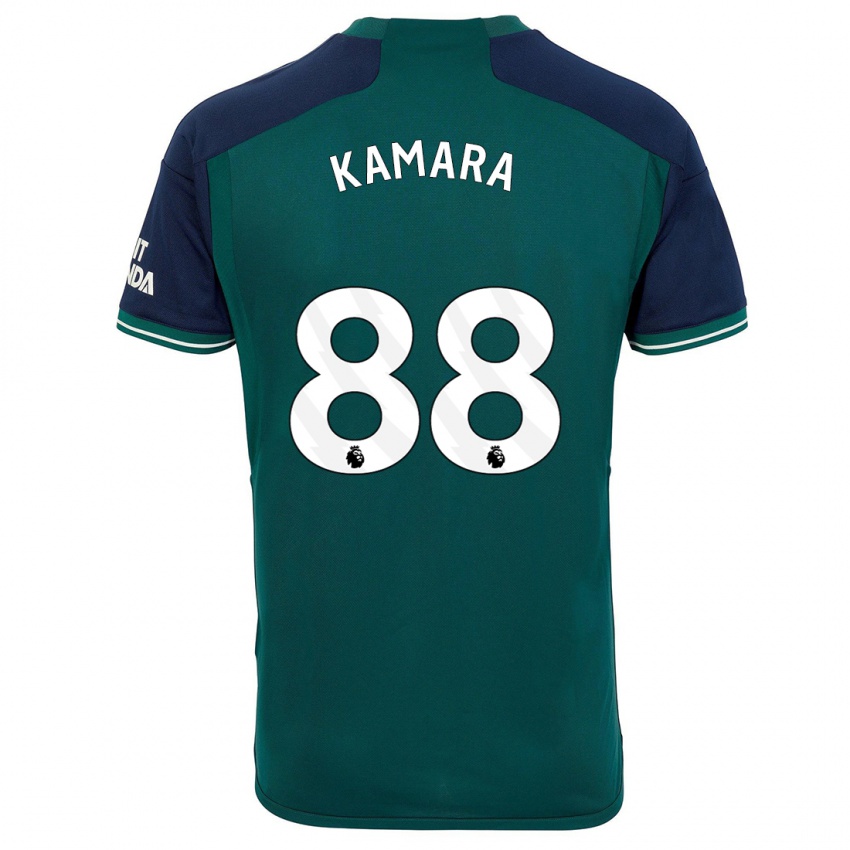 Homme Maillot Osman Kamara #88 Vert Troisieme 2023/24 T-Shirt Suisse