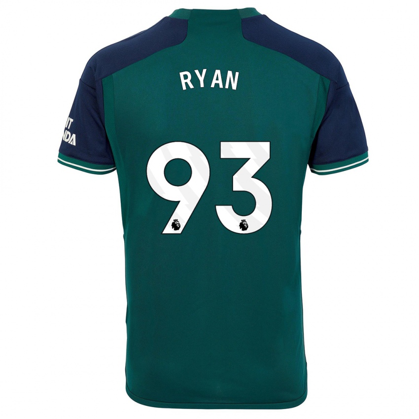 Homme Maillot Kamarni Ryan #93 Vert Troisieme 2023/24 T-Shirt Suisse