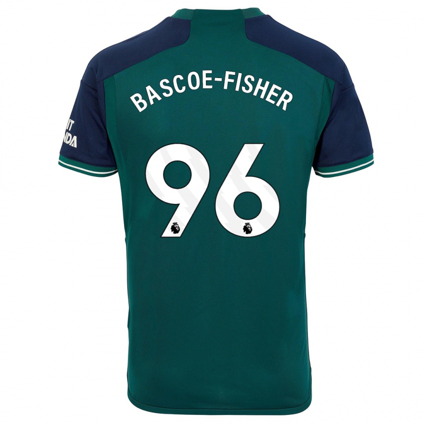 Homme Maillot Jakai Bascoe-Fisher #96 Vert Troisieme 2023/24 T-Shirt Suisse