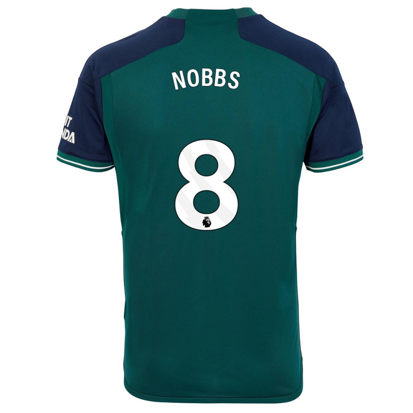 Homme Maillot Nobbs #8 Vert Troisieme 2023/24 T-Shirt Suisse