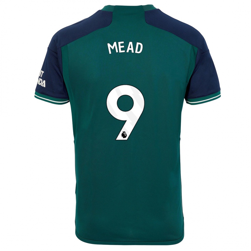 Homme Maillot Beth Mead #9 Vert Troisieme 2023/24 T-Shirt Suisse