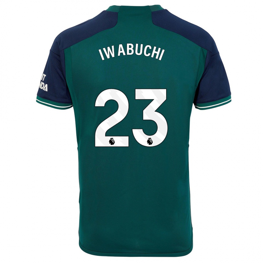 Homme Maillot Mana Iwabuchi #23 Vert Troisieme 2023/24 T-Shirt Suisse