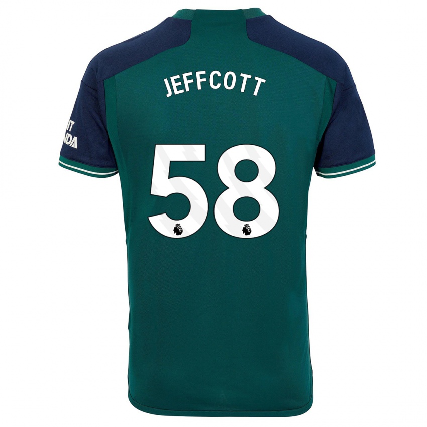 Homme Maillot Henry Jeffcott #58 Vert Troisieme 2023/24 T-Shirt Suisse