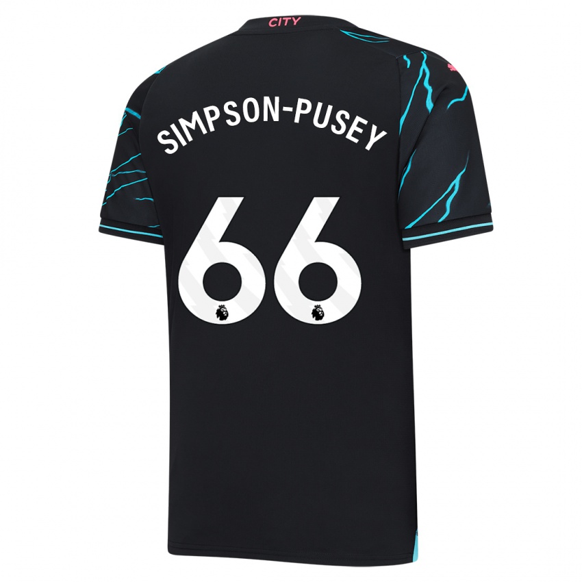 Herren Jahmai Simpson-Pusey #66 Dunkelblau Ausweichtrikot Trikot 2023/24 T-Shirt Schweiz