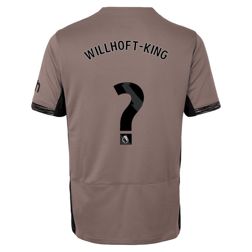 Homme Maillot Han Willhoft-King #0 Beige Foncé Troisieme 2023/24 T-Shirt Suisse