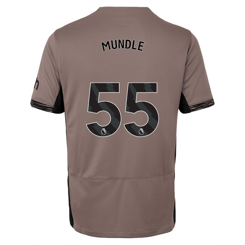 Homme Maillot Romaine Mundle #55 Beige Foncé Troisieme 2023/24 T-Shirt Suisse