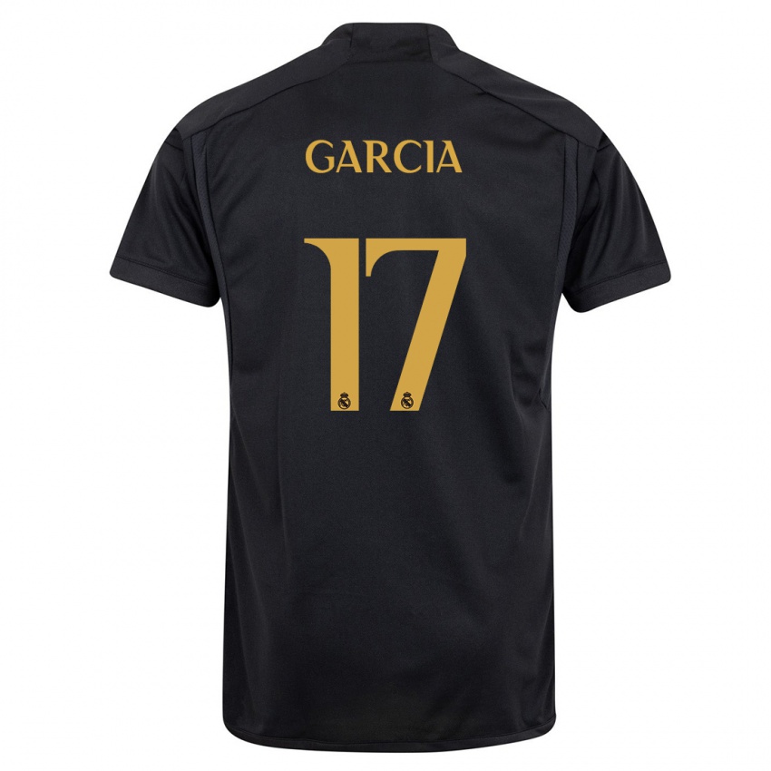 Herren Gonzalo Garcia #17 Schwarz Ausweichtrikot Trikot 2023/24 T-Shirt Schweiz