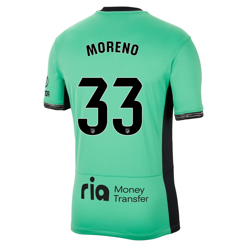 Herren Alberto Moreno #33 Frühlingsgrün Ausweichtrikot Trikot 2023/24 T-Shirt Schweiz
