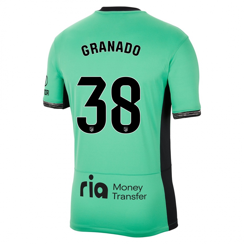 Herren Adrian Granado #38 Frühlingsgrün Ausweichtrikot Trikot 2023/24 T-Shirt Schweiz