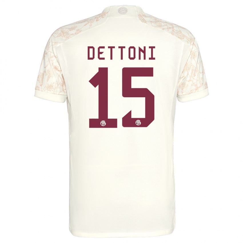 Herren Grayson Dettoni #15 Cremefarben Ausweichtrikot Trikot 2023/24 T-Shirt Schweiz